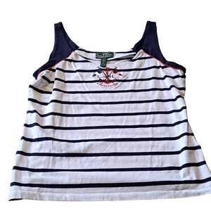 Ralph Lauren Active Tank top Nautical Striped XL Plus